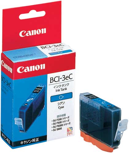 純正インク　ＢＣＩ－３ｅＣ　シアン２個以上画像