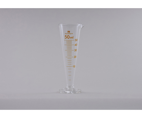 液量計（円錐型） 茶目盛 50mL画像