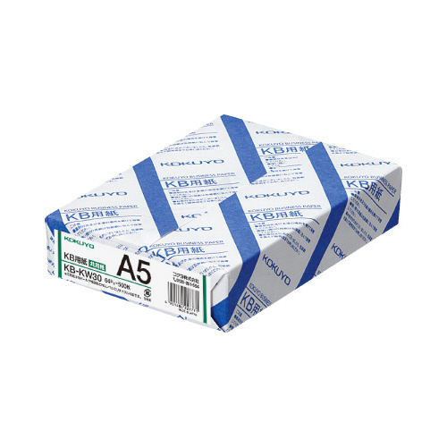 ＫＢ用紙（共用紙）　Ａ５　１冊（５００枚）画像