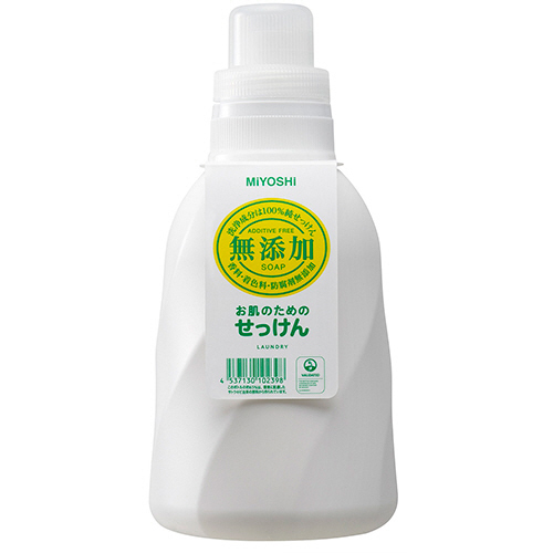 無添加 お肌のための洗濯用 液体せっけん 本体 1100ml 1本画像