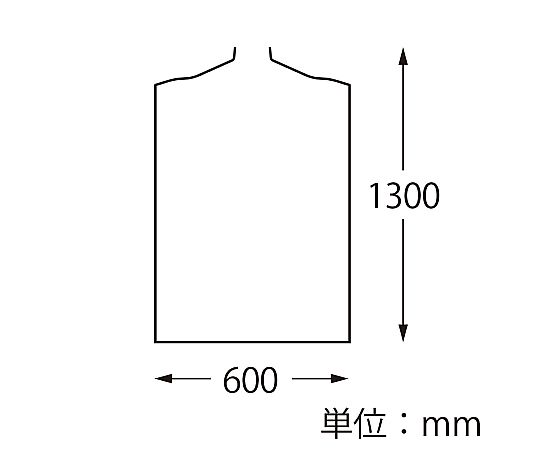 ハンガー用品 PPハンガーカバー コート用 6013 100枚入 透明なプラスチックカバーが重なり合って整然と並んでいる様子