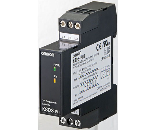 逆相欠相リレー K8DS-PH画像