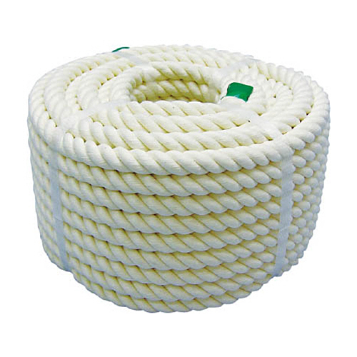 綿ﾛｰﾌﾟ(3つ打ﾀｲﾌﾟ) 線径12mm×長さ20m 白 1個画像