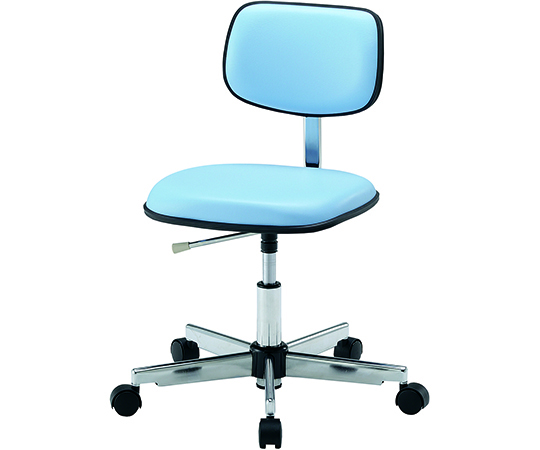 クリーンカラフルスタンダードチェア（クラス100対応）　足掛リング無し　ブルー