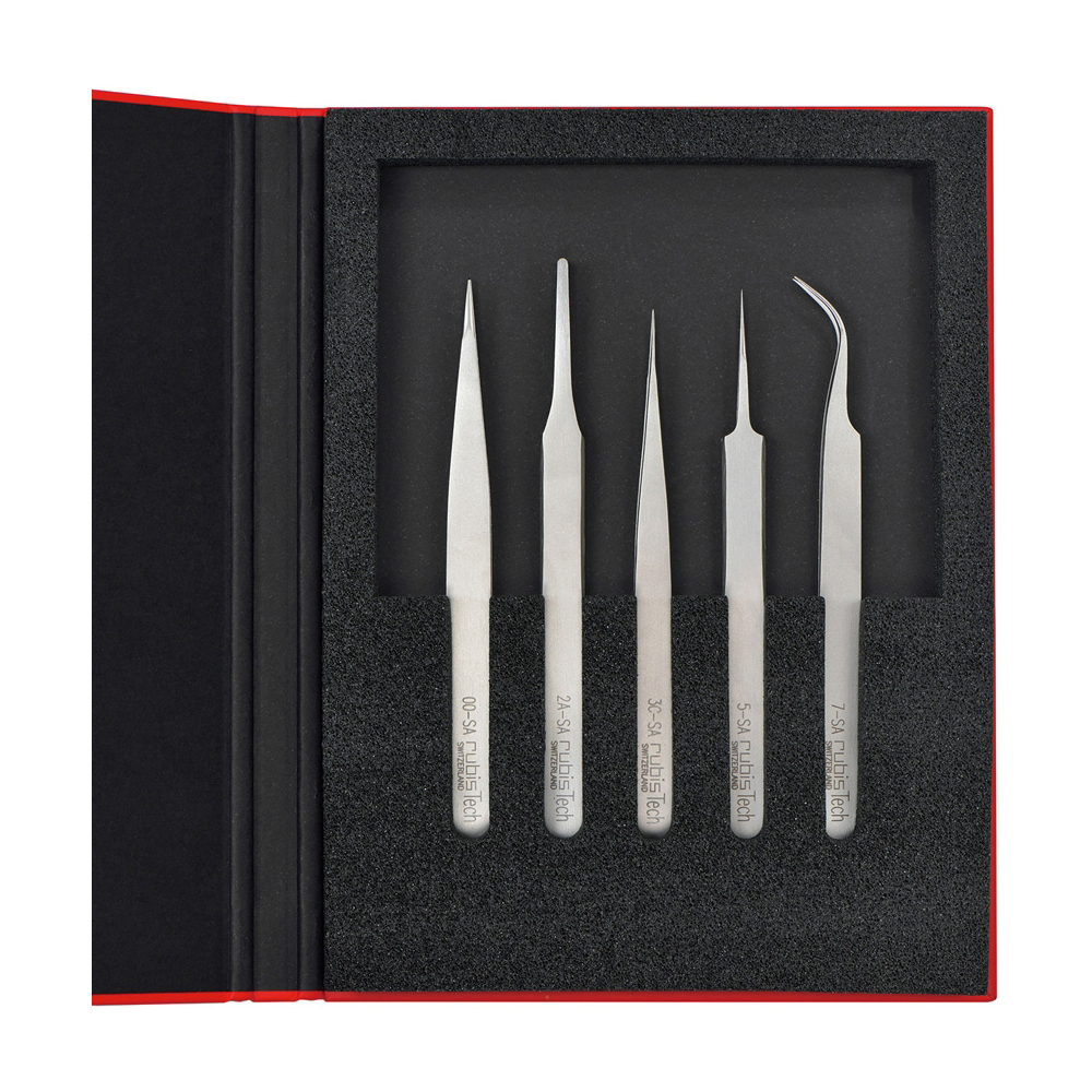 MEISTERピンセット（5本アソートセット+専用ケース）画像