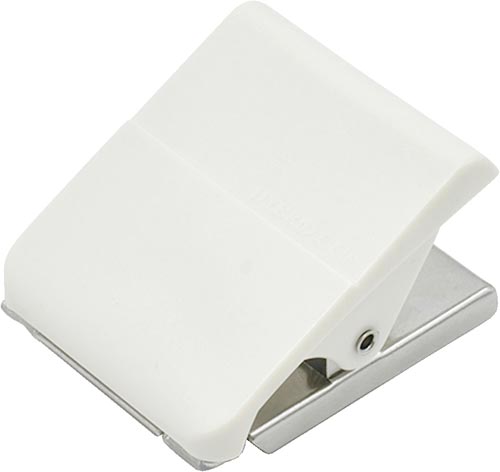 ハイブリッドマグネットクリップＬ白×１０画像