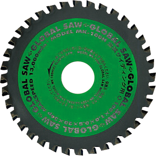 金属ｻｲﾃﾞｨﾝｸﾞ用ｸﾞﾛｰﾊﾞﾙｿｰ 刃厚1.2 穴径20mm 1枚画像