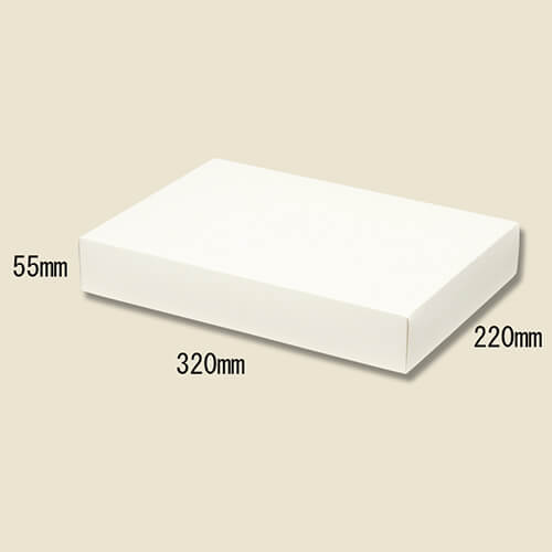 ギフトボックス（身蓋・ストライプ・220×320×高55mm）画像