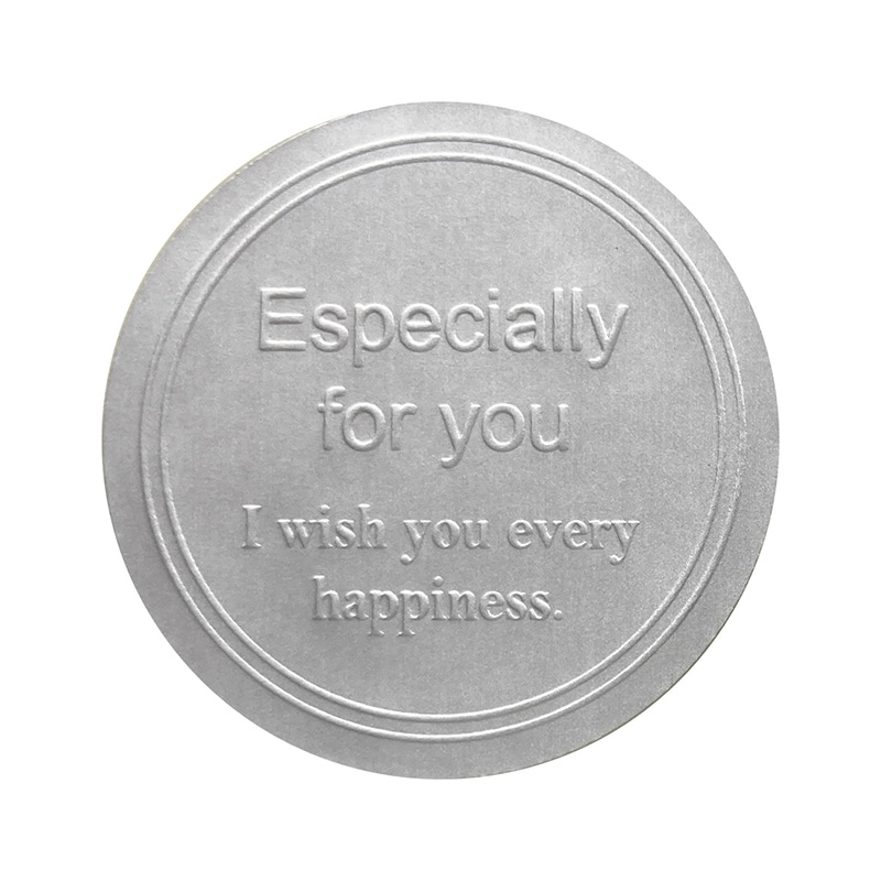 業務用ギフトシール　スタイリッシュＤ　シルバー画像