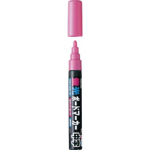 蛍光ボードマーカー中字　ピンク　５本画像