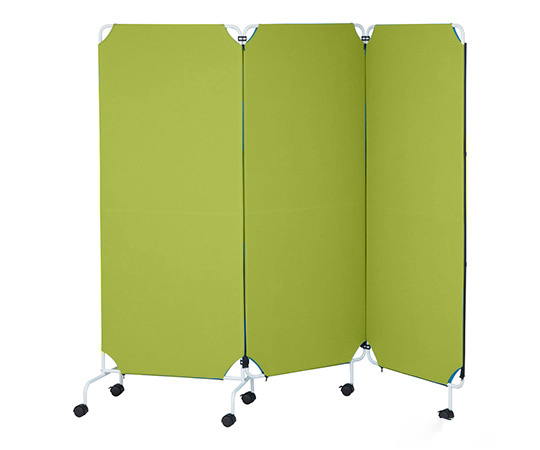 連結パーテーション　基本体G　3連　2100×400×1800mm　グリーン