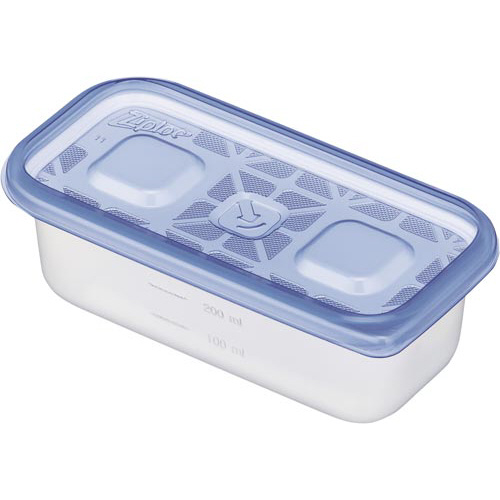 ジップロックコンテナー長方形　３００ｍｌ　２個入画像