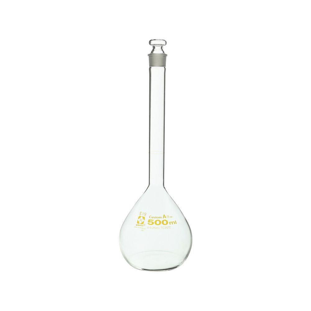 メスフラスコ（全量フラスコ・カスタムA）　500mL