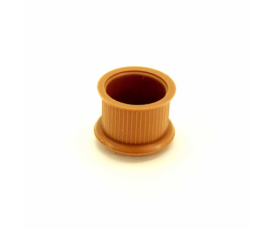 イスキャップ　丸脚用　薄茶　対象脚サイズ24mm画像