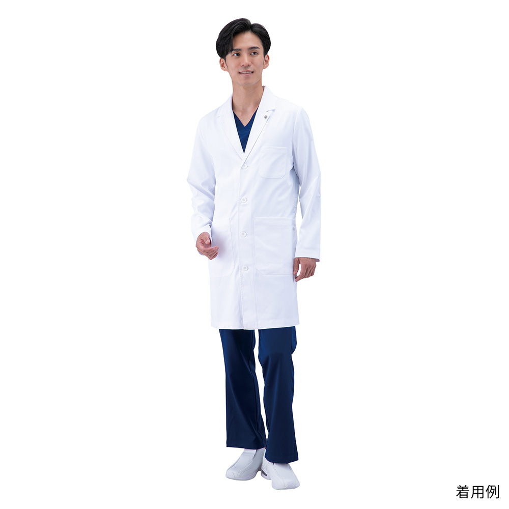 THE　WHITE　COAT　メンズ白衣（ミニマリストシリーズ）　LL相当画像