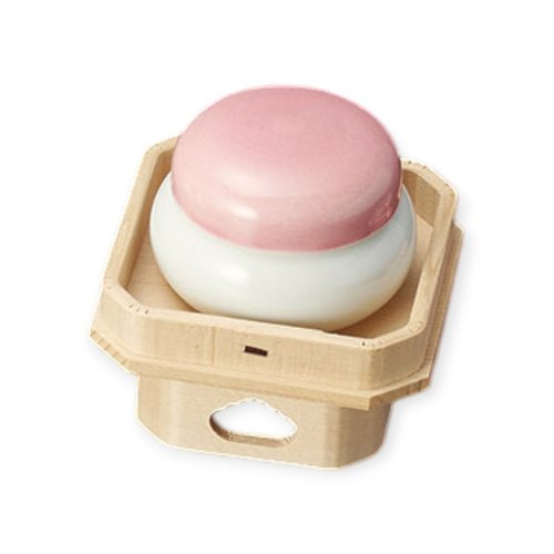 陶器珍味入(蓋付) 26474 紅白鏡もち珍味入 ヤマコー