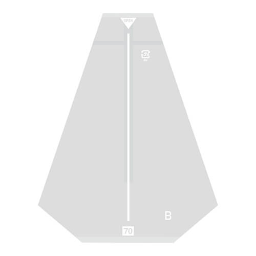 HEIKO サンドイッチ袋 70 イージーカット ライン白 100枚画像