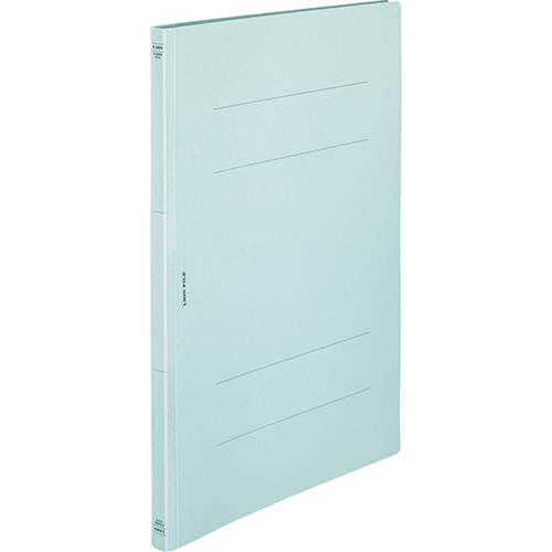 ﾌﾗｯﾄﾌｧｲﾙ(環境) 樹脂押え具 A3ﾀﾃ 150枚収容 背幅18mm 水 1ｾｯﾄ(10冊)画像