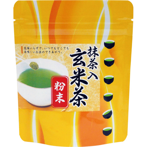 粉末抹茶入玄米茶 詰替用 60g 1ﾊﾟｯｸ画像