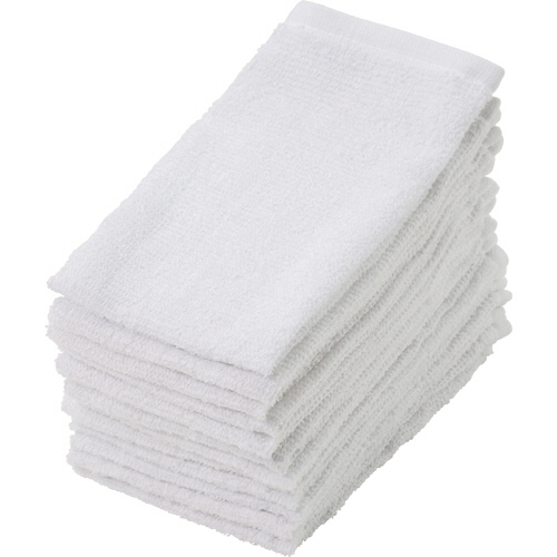 作業用おしぼりﾀｵﾙ ﾎﾜｲﾄ 1ﾊﾟｯｸ(12枚)画像