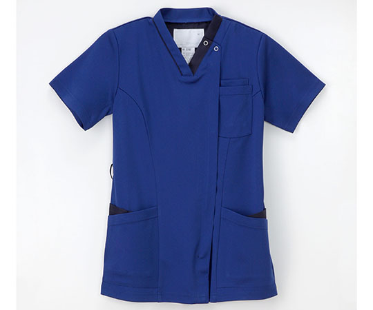 女子スクラブ　ロイヤルブルー+ネイビー　EL画像