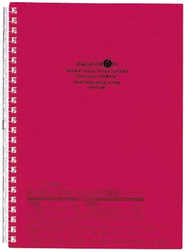 ツイストノート　Ａ５　３０枚２４穴　赤画像