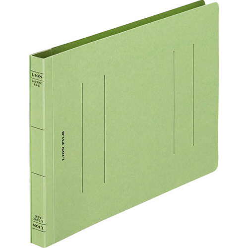 ﾌﾗｯﾄﾌｧｲﾙ(環境) 樹脂押え具 A5ﾖｺ 150枚収容 背幅18mm 緑 1冊画像