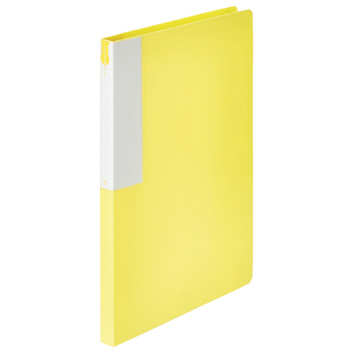 ﾚﾀｰﾌｧｲﾙ(再生PP) A4ﾀﾃ 120枚収容 背幅18mm ｲｴﾛｰ 1ｾｯﾄ(10冊)画像