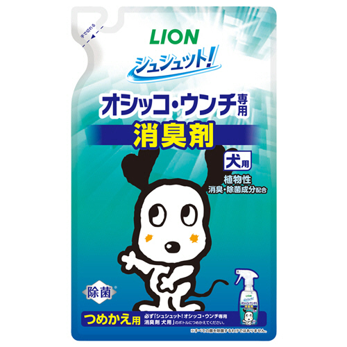 ｼｭｼｭｯﾄ! ｵｼｯｺ･ｳﾝﾁ専用 消臭剤 犬用 つめかえ用 280ml 1ﾊﾟｯｸ画像