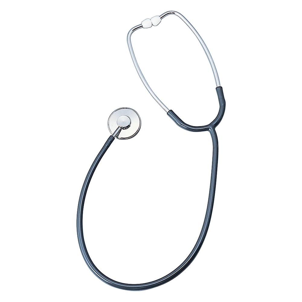 聴診器 内バネ式 シングル グレー画像