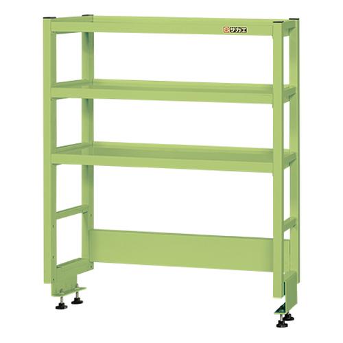 加工台、作業用台 KFT-1575P サカエ 実験用作業台三方パネル付幅1500 トレスパ天板の通販