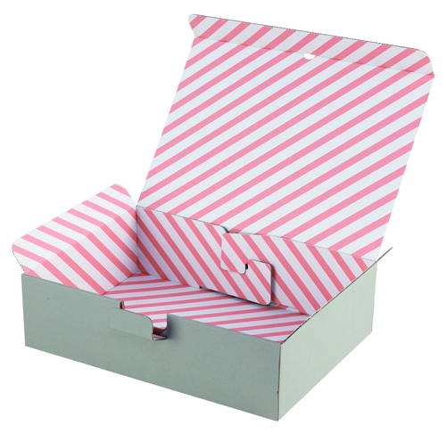 ギフトボックス ハイグレー L サーモンピンク画像