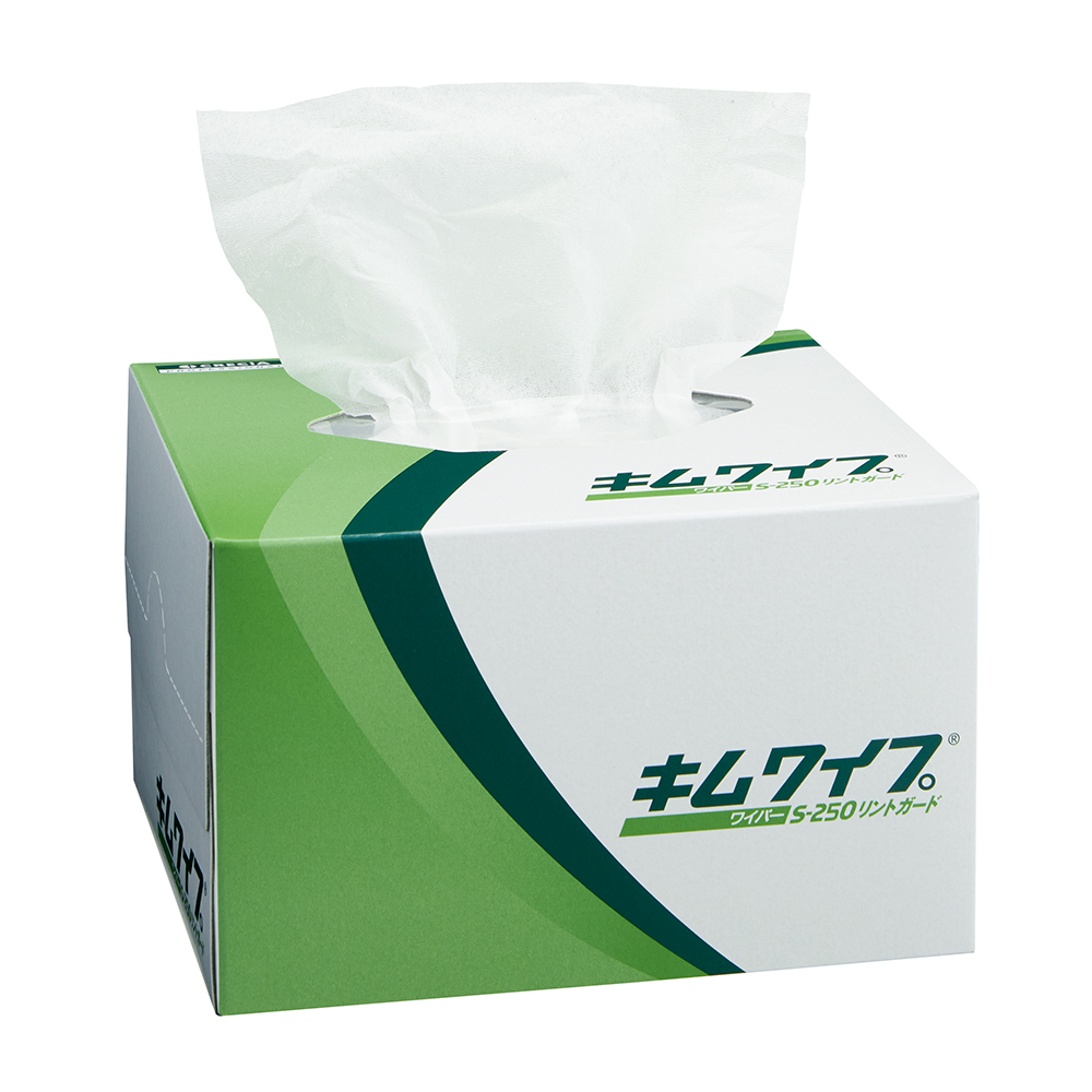 キムワイプS-250 リントガード 1ケース 1ケース（250枚×72箱入）画像