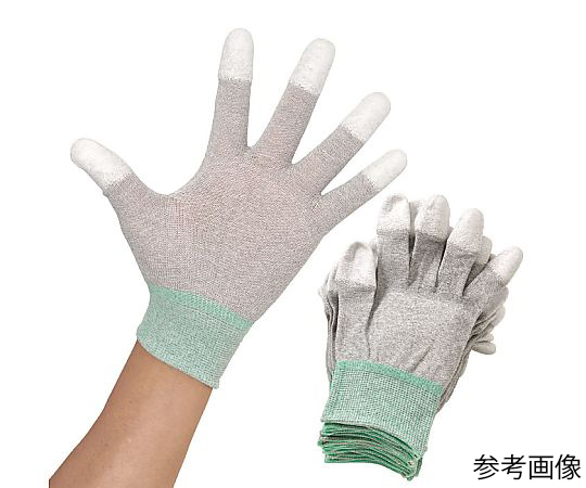 ESDグローブ 指先コート M 廉価品 1パック（10双入）画像
