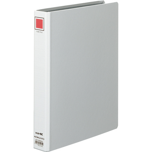 K2両開きﾁｭｰﾌﾞﾌｧｲﾙ A4ﾀﾃ 300枚収容 30mmとじ 背幅45mm ｼﾙﾊﾞｰ 1ｾｯﾄ(10冊)画像