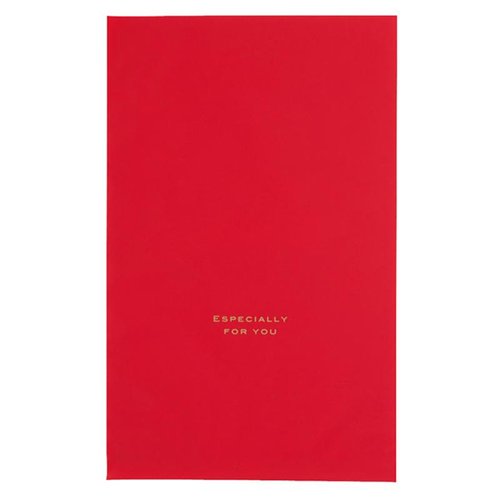 ラッピング用品 EVR-BM 梨地バッグレッド-M(50枚) ヘッズ画像