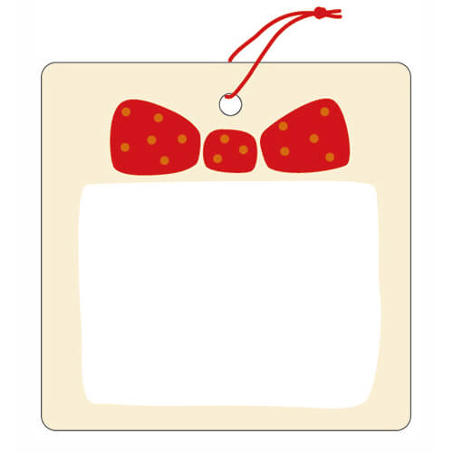 タグリボン赤５０角画像