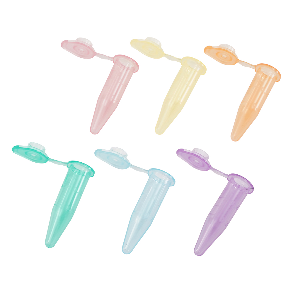 マイクロチューブ（高遠心タイプ） 6色 0.5mL 1袋（1000本入）