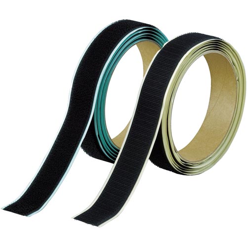 マジックテープ（Ｒ）弱粘着幅２５ｍｍＸ長さ１ｍ黒画像