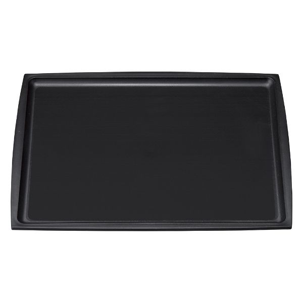 お盆 M44-403 長角盆 390×300 ブラック ノンスリップ マイン画像