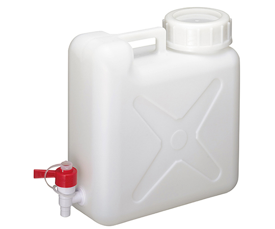 扁平缶　広口　ケミカルコック付　10L画像