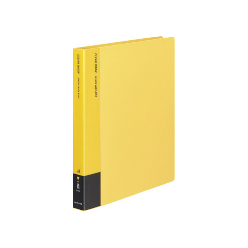 クリヤーブック替紙式　黄　Ａ４縦背幅３３ｍｍ画像