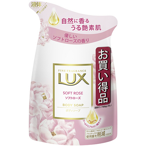 ﾗｯｸｽ ﾎﾞﾃﾞｨｿｰﾌﾟ ｿﾌﾄﾛｰｽﾞ つめかえ用 300g 1個画像
