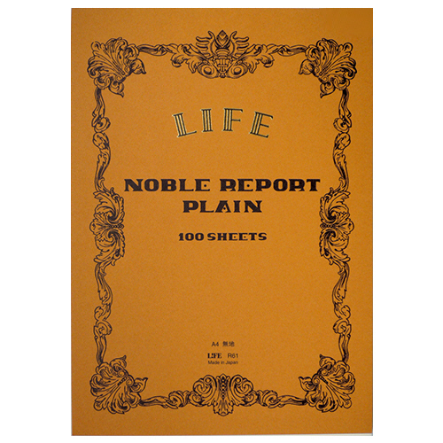 ﾉｰﾌﾞﾙﾚﾎﾟｰﾄ A4 無地 100枚 1ｾｯﾄ(5冊)画像