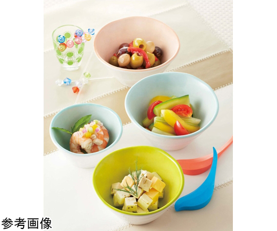 12cm 丸小鉢 ピンク 10個入 ピンクの丸小鉢が10個、整然と並べられた状態