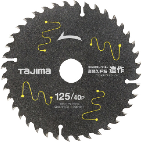 ﾀｼﾞﾏﾁｯﾌﾟｿｰ 高耐久FS 造作用 125-40P 1枚画像