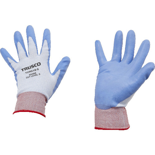 耐切創手袋 ﾎﾟﾘｳﾚﾀﾝｺｰﾃｨﾝｸﾞ 18ｹﾞｰｼﾞ編 Sｻｲｽﾞ 1双画像