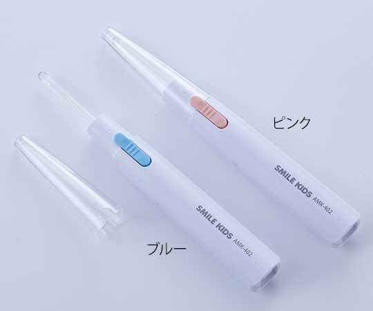 シリコンキャップ付スリムなあかりちゃん耳かき　ピンク