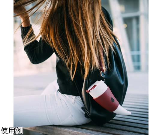 コーヒーマグ ゴートマグ 470mL マルサラ 正面から撮影された深い色合いのマグカップ、持ち手が際立つ状態