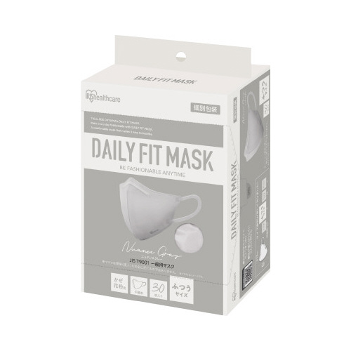 ＤＡＩＬＹ　ＦＩＴ　ＭＡＳＫ　立体ニュアンスグレー画像